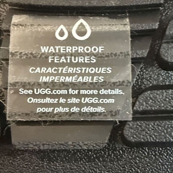 New In Box UGG Black Tioga Hiker Boots Size 8 - Picture 5 of 9